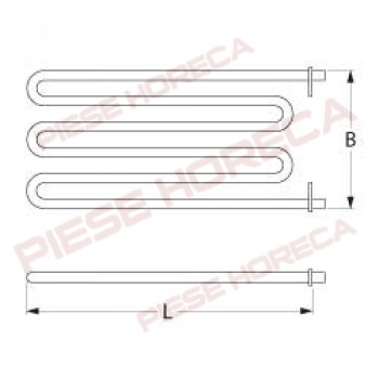 Rezistenta electrica grill, 1000 W, 230 V